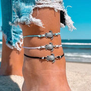 Trio of Turtle Anklets