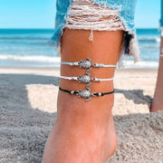 Trio of Turtle Anklets