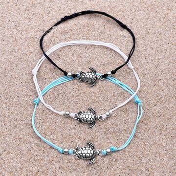 Trio of Turtle Anklets