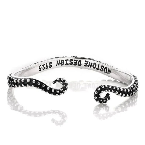 Octopus Tentacle Silver Bracelet